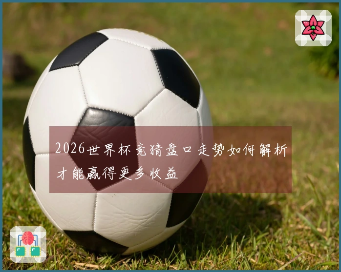 2026世界杯竞猜盘口走势如何解析才能赢得更多收益