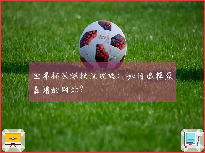 世界杯买球投注攻略：如何选择最靠谱的网站？